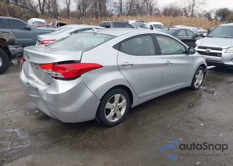 2013 Hyundai Elantra Gls из США, поврежденный, VIN KMHDH4AE0DU846392
